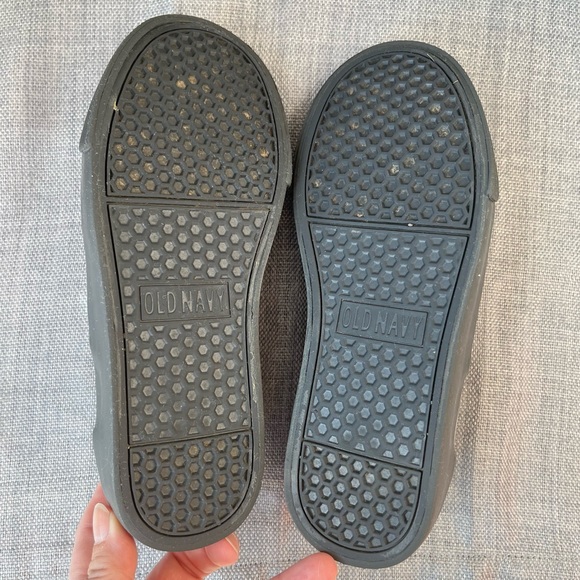 Old Navy Kids Grey Canvas Slip-on Loafer Sneakers Size 3 Casual Comfort Shoes - Picture 7 of 13